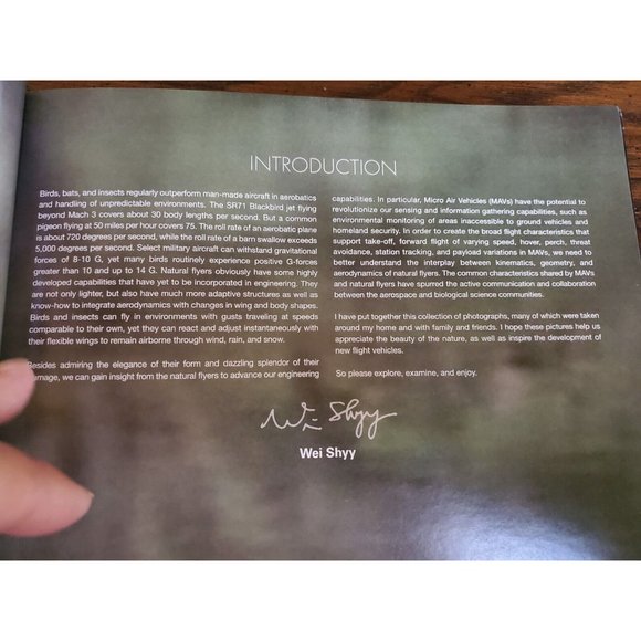 Flight InSight By Wei Shyy, 2013 Edition Hardcover, Rare Book - Picture 6 of 12